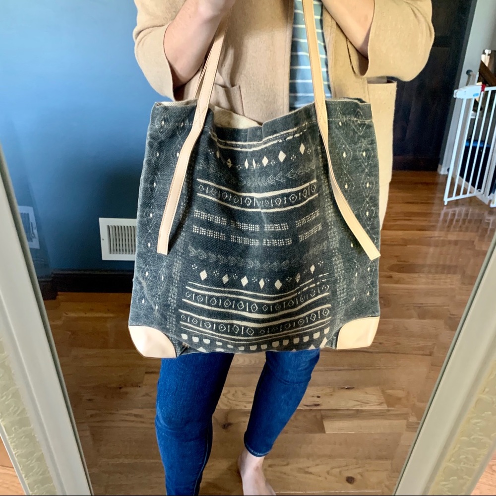 FREE PEOPLE Large Tote Travel Weekender Bag